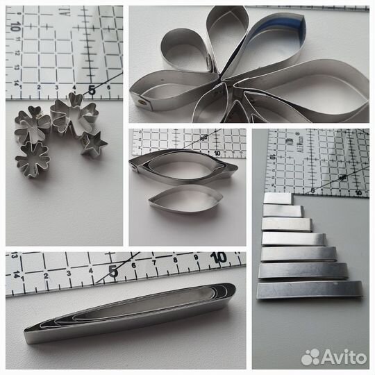 Молды и каттеры для изготовления цветов