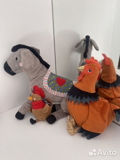 Мягкие игрушки из IKEA, 3шт (набор)