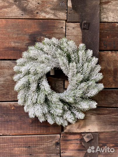 Рождественский новогодний венок ель искусственная