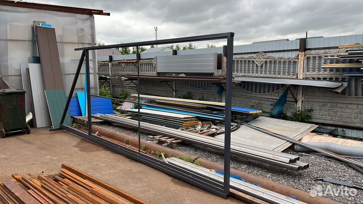 Каркас для откатных ворот