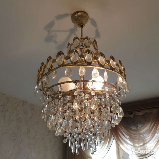 Хрустальная люстра СССР