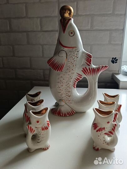 Рыба, фарфор СССР