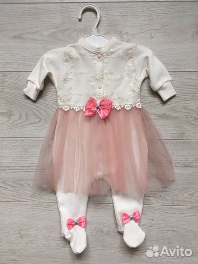 Платье боди для девочки