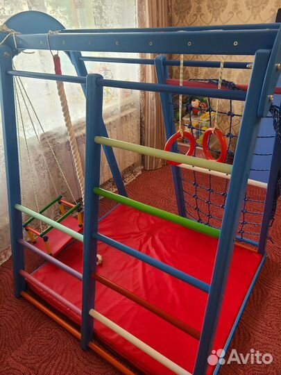 Детский спортивный комплекс с матрасом