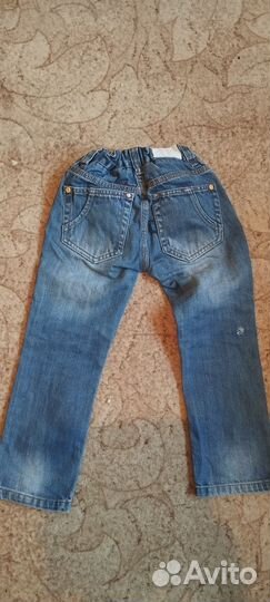 Джинсы утепленные для мальчика 116