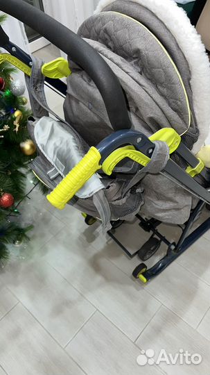 Санки коляска ника 7-3