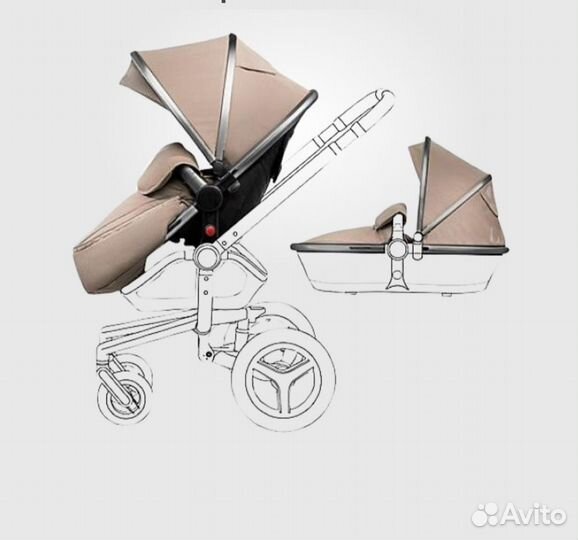 Сменный комплект текстиля для silver cross surf