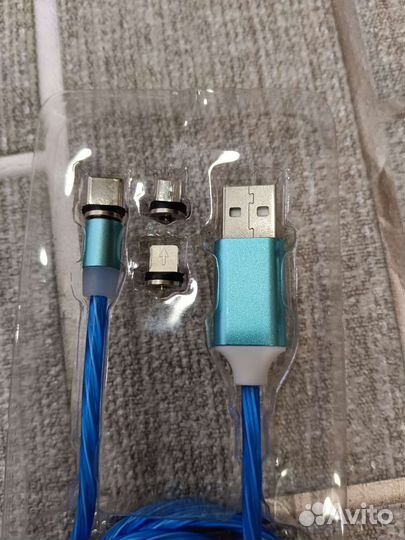 Неоновый зарядный провод