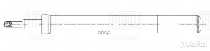 Амортизатор audi 80 86- перед. ag18090 Trialli