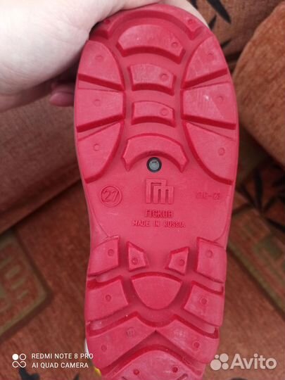 Сапожки на девочку