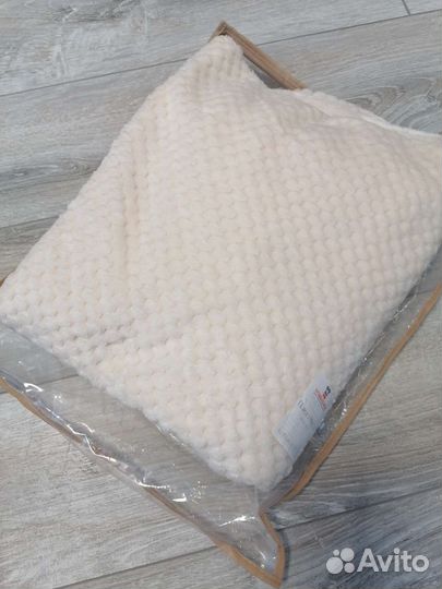 Плед детский новый 100х120 велсофт