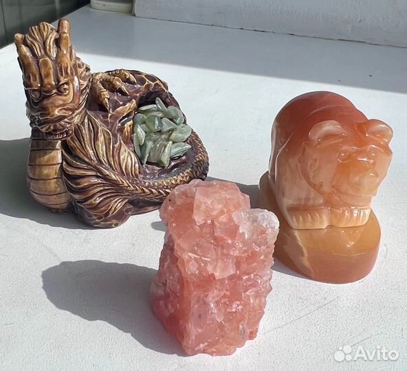 Статуэтка из камня, дракон, камень, оникс