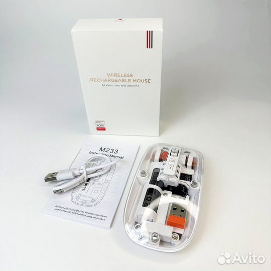 Беспроводная аккумуляторная прозрачная мышь M233