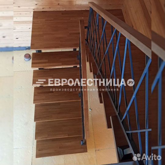 Лестница металлическая на второй этаж