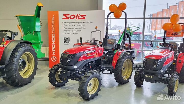 Мини-трактор SOLIS 26 Xtra 1.2 Mit 4x4 6+2, 2024