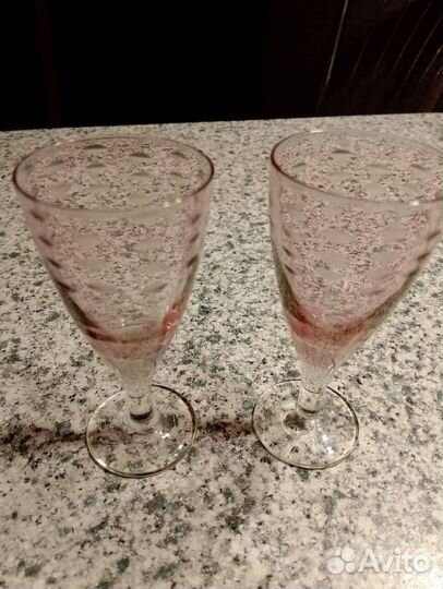 Рюмки цветное стекло СССР