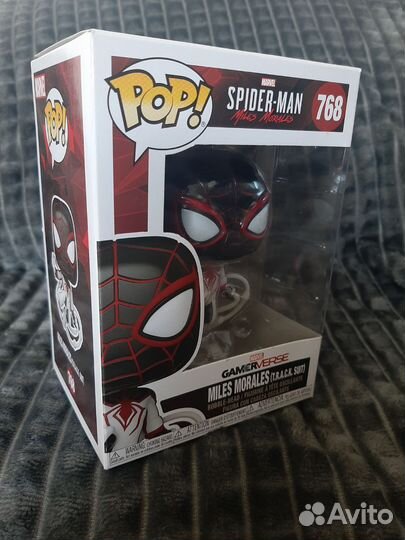Фигурка Fanko POP Miles Morales (T.R.E.C.K suit)