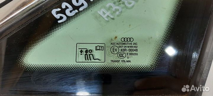 Стекло кузовное глухое правое (Audi A3)