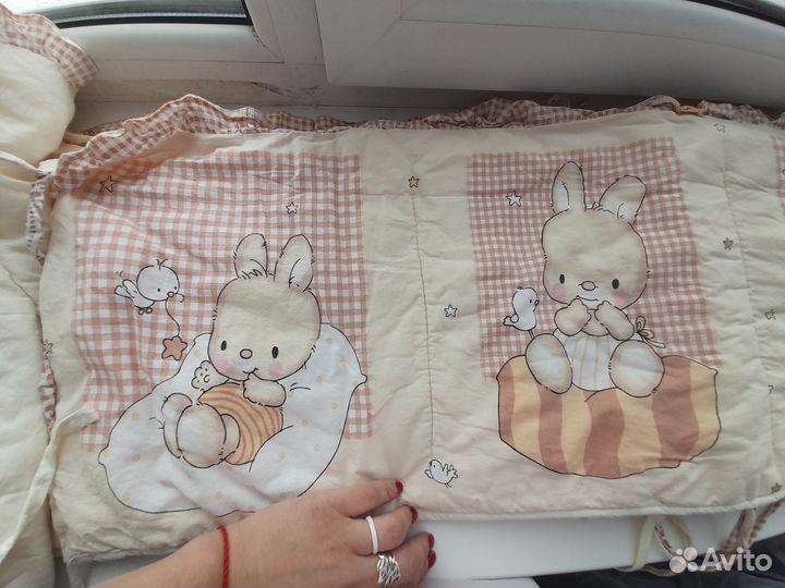 Бортики в детскую кроватку бу