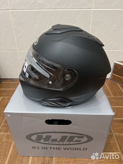 Мотошлем HJC i91 размер S, черный матовый