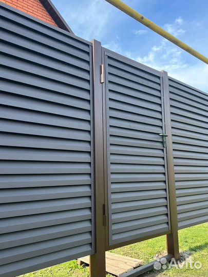 Забор жалюзи под заказ