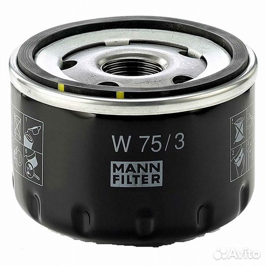 W75/3 Фильтр Маслянный mann-filter