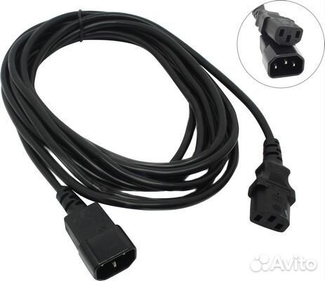Кабель питания Gembird PC-189-15 IEC C13-C14 4,5м