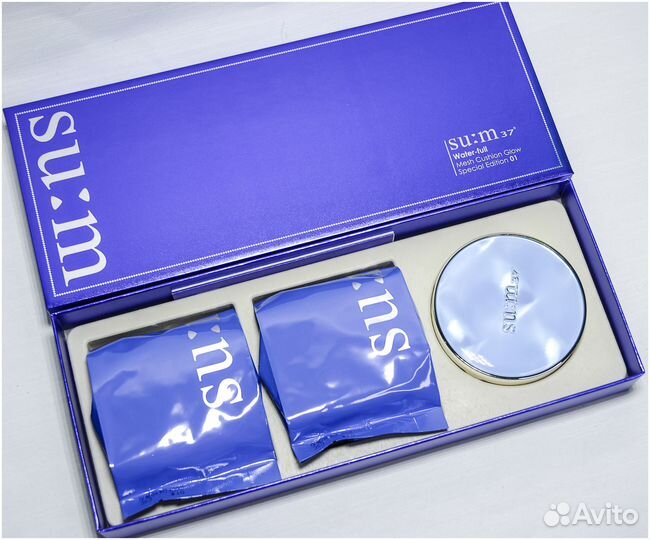 SU:M37 Кушон с фильтром Water-full Mesh Cushion 01