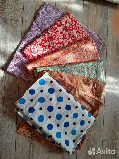 Отрезы ткани из СССР хлопок