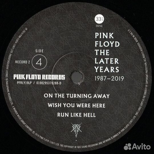 Виниловая пластинка Pink Floyd, The Best Of The La