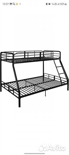 Двухъярусная кровать бу с матрасами