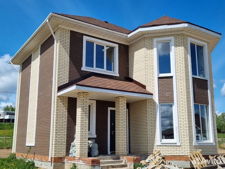 Облицовочный светлый кирпич Пшеничное лето фасадны