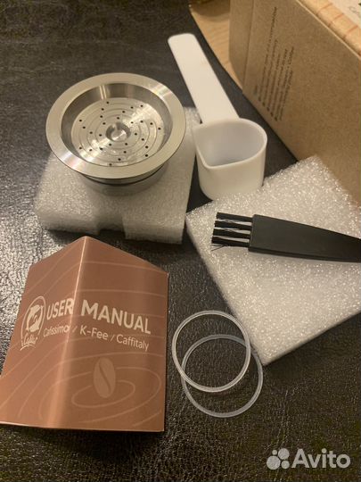 Капсула стальная, многоразовая для кофемашины