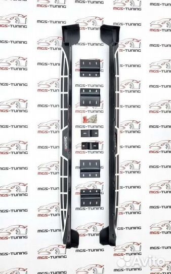 Пороги Hyundai SantaFe 2012-2018г