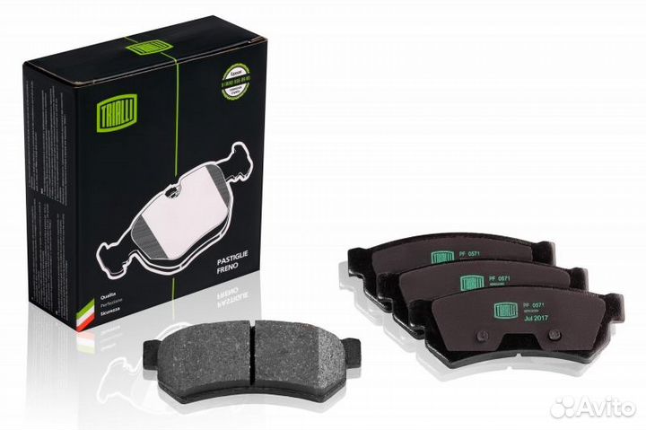 PF0571 Колодки торм. для а / м chevrolet lacetti