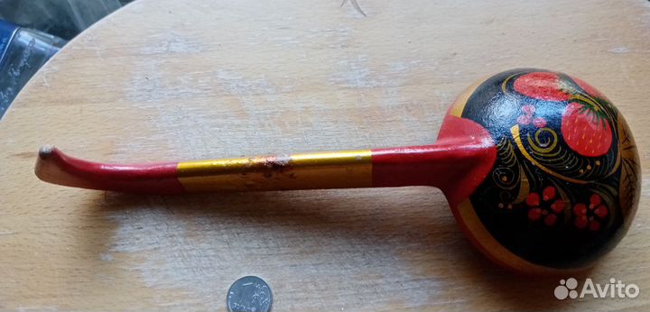 Ложка деревянная, расписная, большая