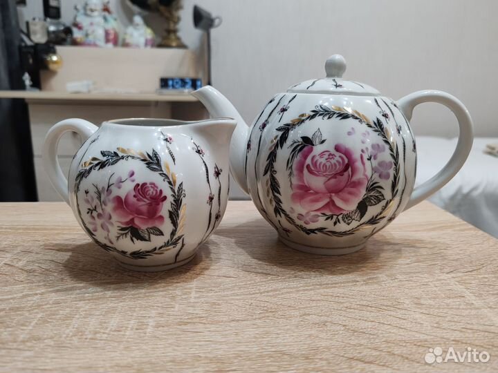 Заварочный чайник и соусник лфз СССР