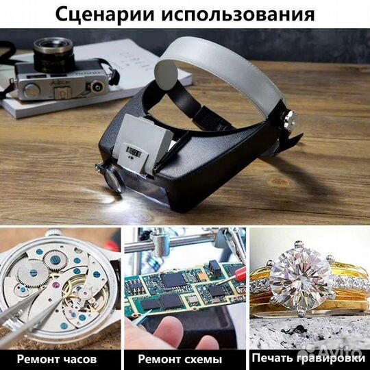 Лупа на голову