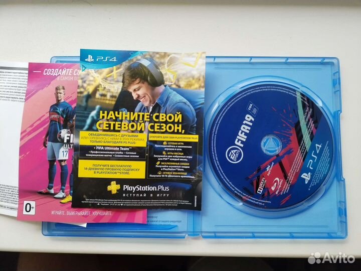 Диски игры для ps4 Fifa 19