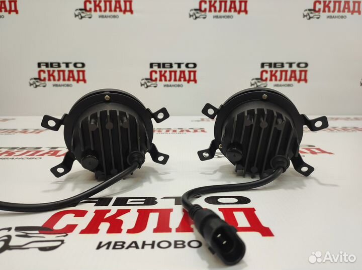 Птф LED Веста, Рено, Форд 30W 3 линзы