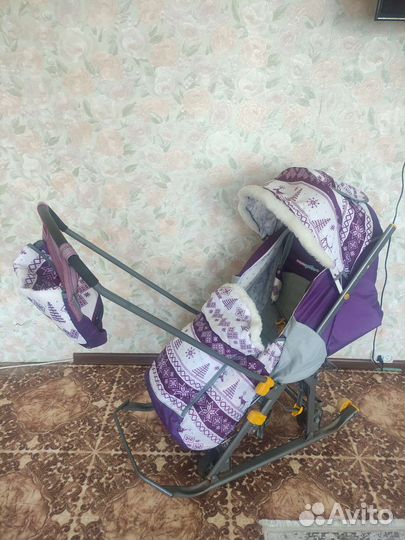 Санки коляска ника
