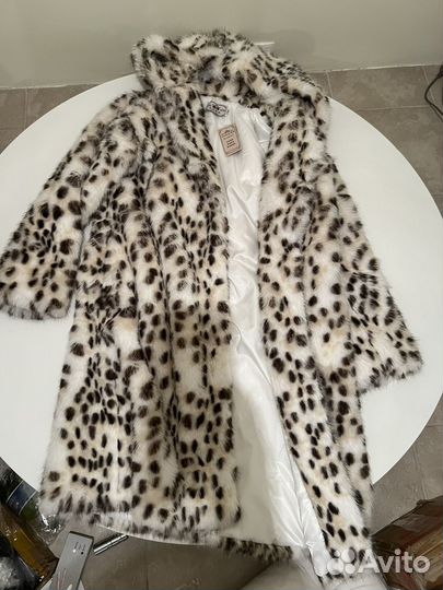 Искусственная леопардовая шуба