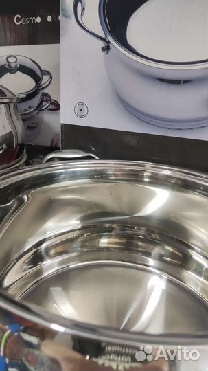 Кастрюля из нержавеющей стали 6.6л