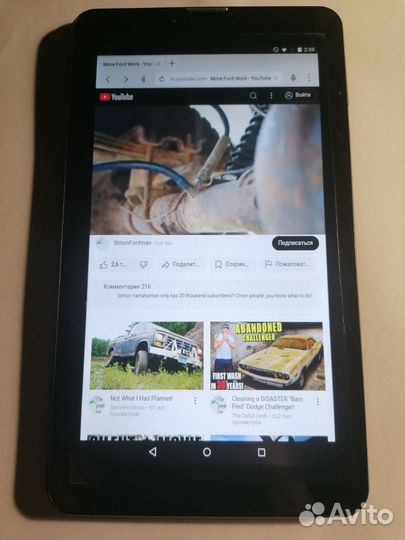 Планшет Irbis TZ55