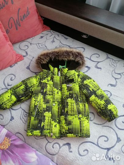 Детская зимняя куртка на рост 92-98