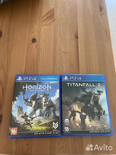 Игры ps4 Horizon zero dawn и Titanfall 2