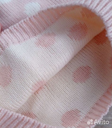 Комплект шапка, шарф,варежки H&M 98/104