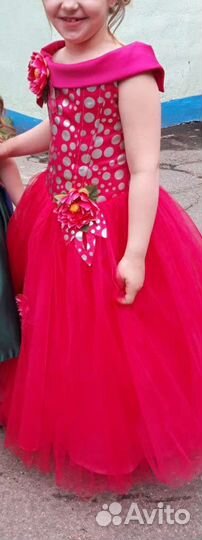 Платье для девочки 6-8лет
