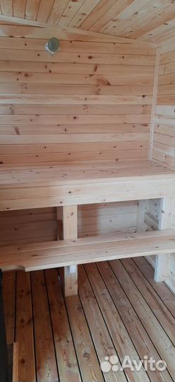 Перевозная готовая баня 2*3