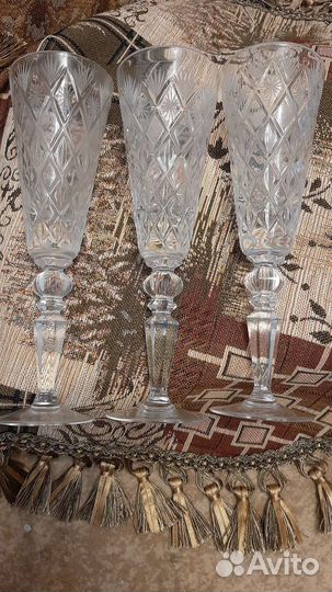 Фужеры хрустальные СССР